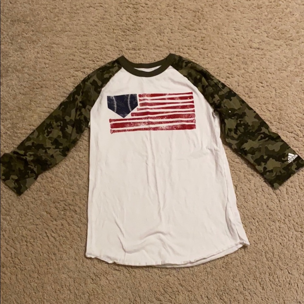 Boys adidas baseball shirt